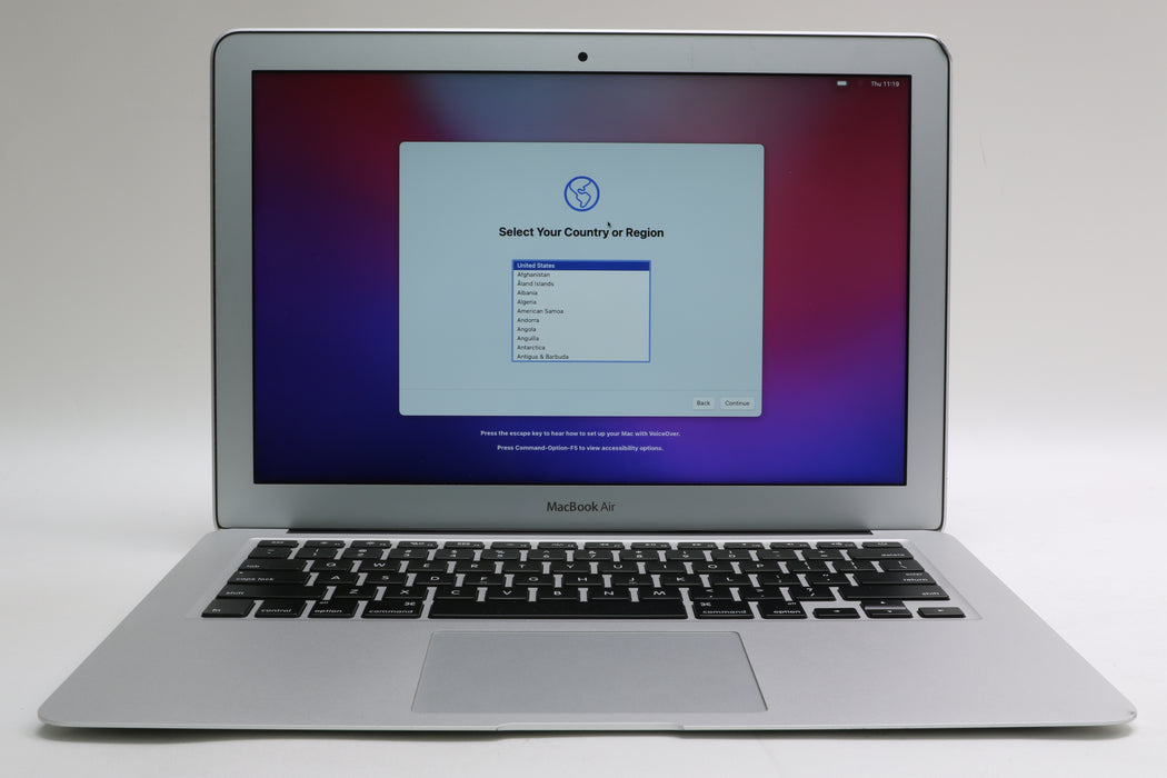 13" 2017, MacBook Air, BTO, i7-5650U, 8GB, 256GB SSD