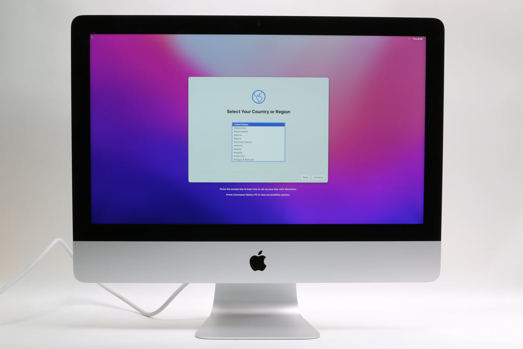 21.5" 2015, iMac, MK442LL/A, i5-5575R, 8GB, 256GB SSD