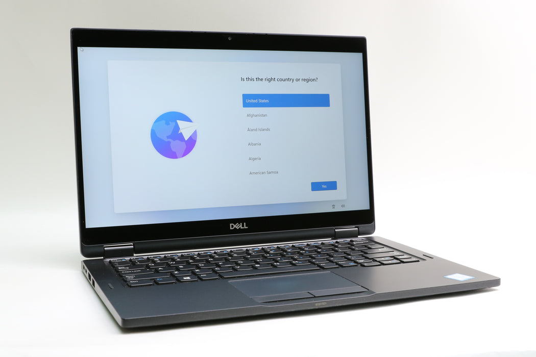 100%BATT 13.3" Dell Latitude 7390 2-in-1, i7-8650U, 16GB, 512GB SSD, Touchscreen