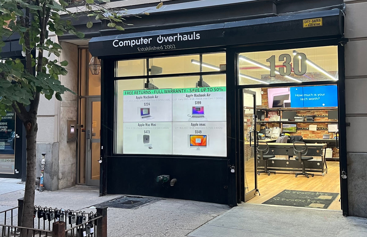 Computer Overhauls storefront