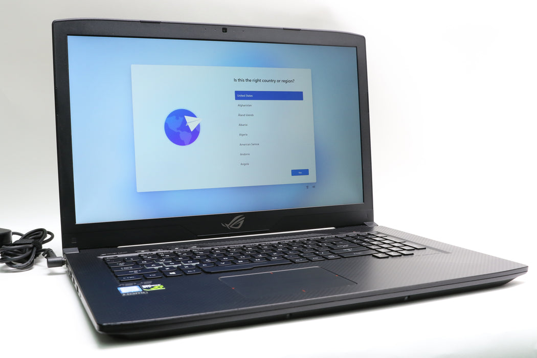 100%BATT 17.3" Asus Strix 17, i7-8750H, 16GB, 1TB HDD & 128GB SSD, GTX 1050 Ti