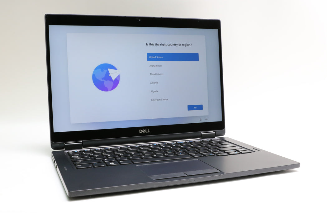 100%BATT 13.3" Dell Latitude 7390 2-in-1, i7-8650U, 16GB, 512GB SSD, Touchscreen