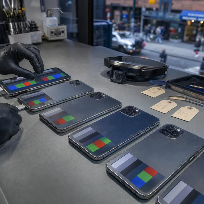 Photo-realistic product photograph illustrating "used iphones for sale in nyc: our top picks and testing insights" — tech blog image by Computer Overhauls