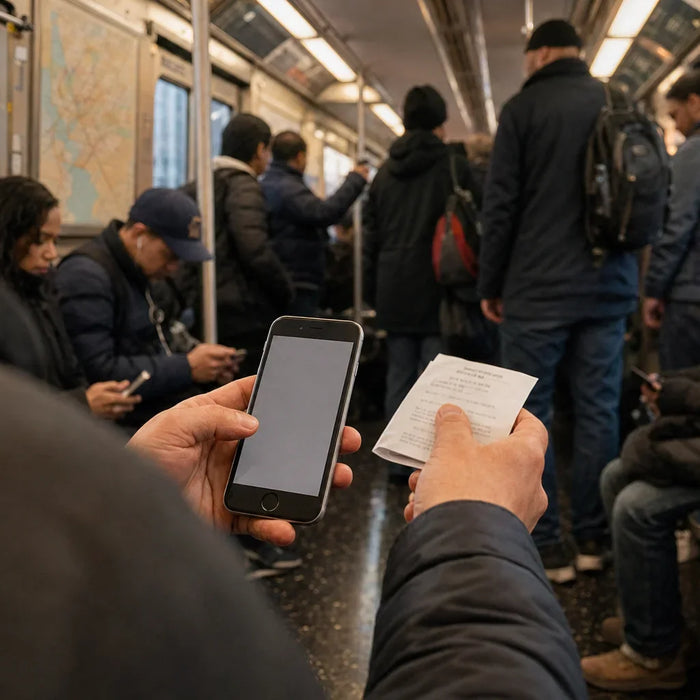 Photo-realistic product photograph illustrating "refurbished iphones: expert answers to nyc's top questions" — tech blog image by Computer Overhauls