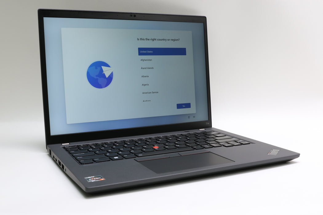 14" Lenovo ThinkPad T14 Gen 4, AMD Ryzen 5 PRO 7540U, 16GB, 256GB SSD, Touch