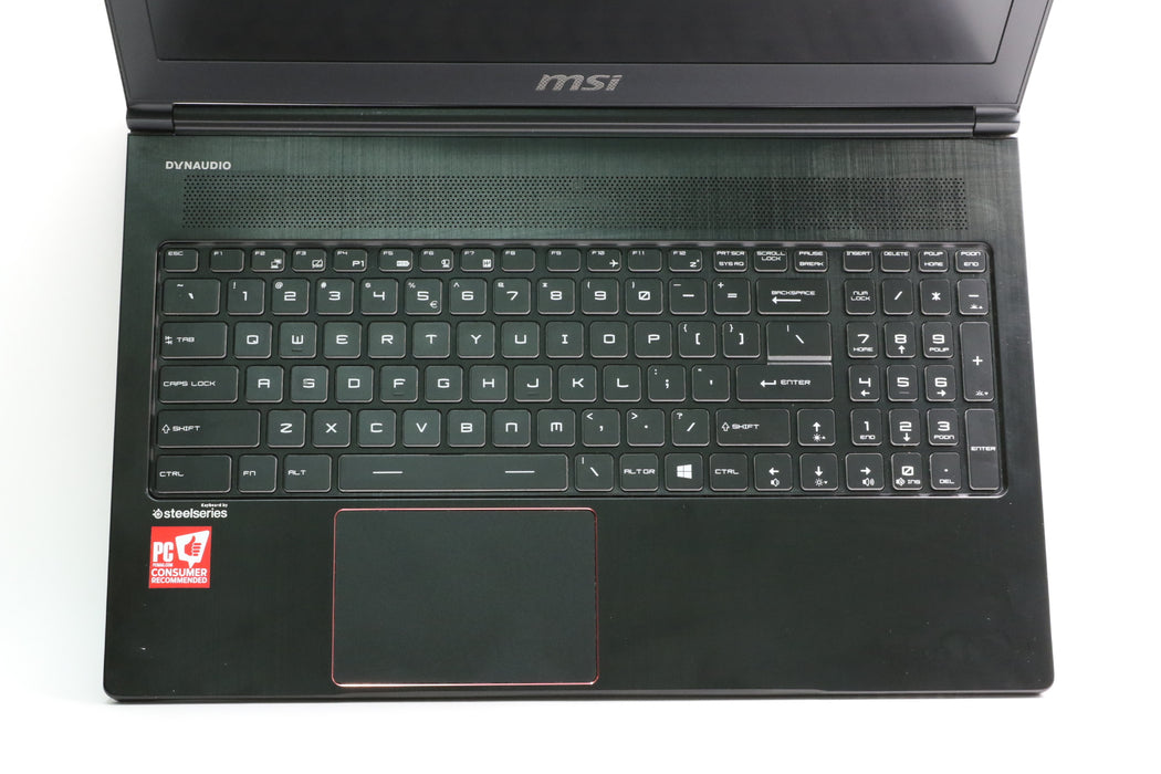 15" MSI GS63 Stealth 8RE, i7-8750H, 16GB, 1TB HDD & 256GB SSD, GTX 1060