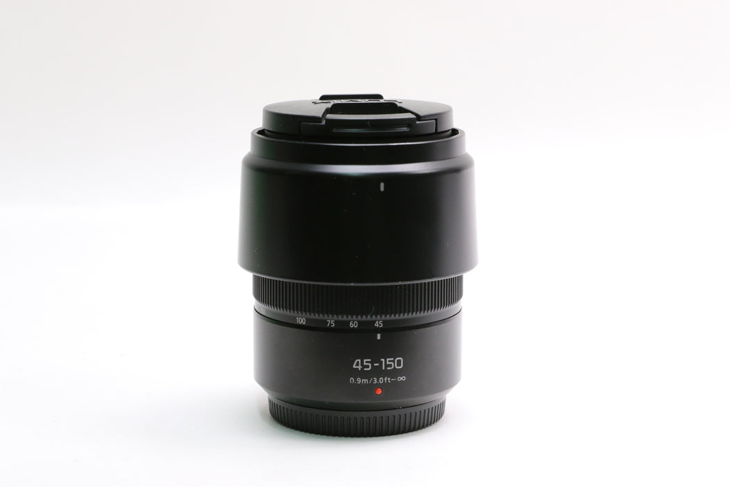 Panasonic Lumix G Vario 45-150mm f/4-5.6 MEGA O.I.S Lens w/ Hood, Filter, Caps!