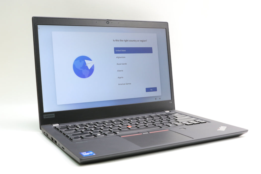 14" Lenovo Thinkpad T14 Gen 2i, i7-1185G7, 48GB, 512GB SSD, Touchscreen