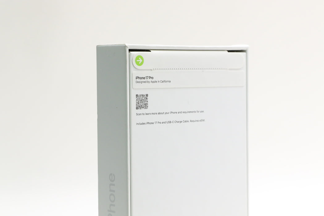 Brand New! iPhone 17 Pro, 1TB, Unlocked, Silver, MG7N4LL/A