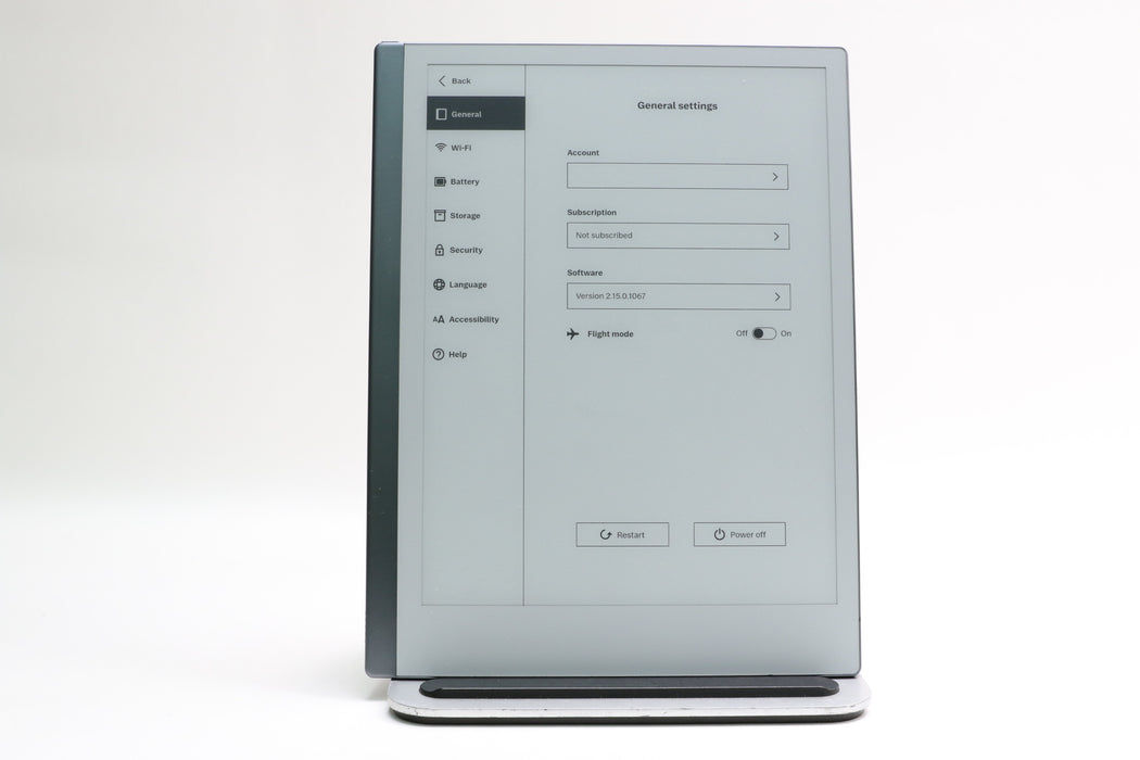 10.3" reMarkable 2 Paper Tablet, Wi-Fi, Gray, No Stylus