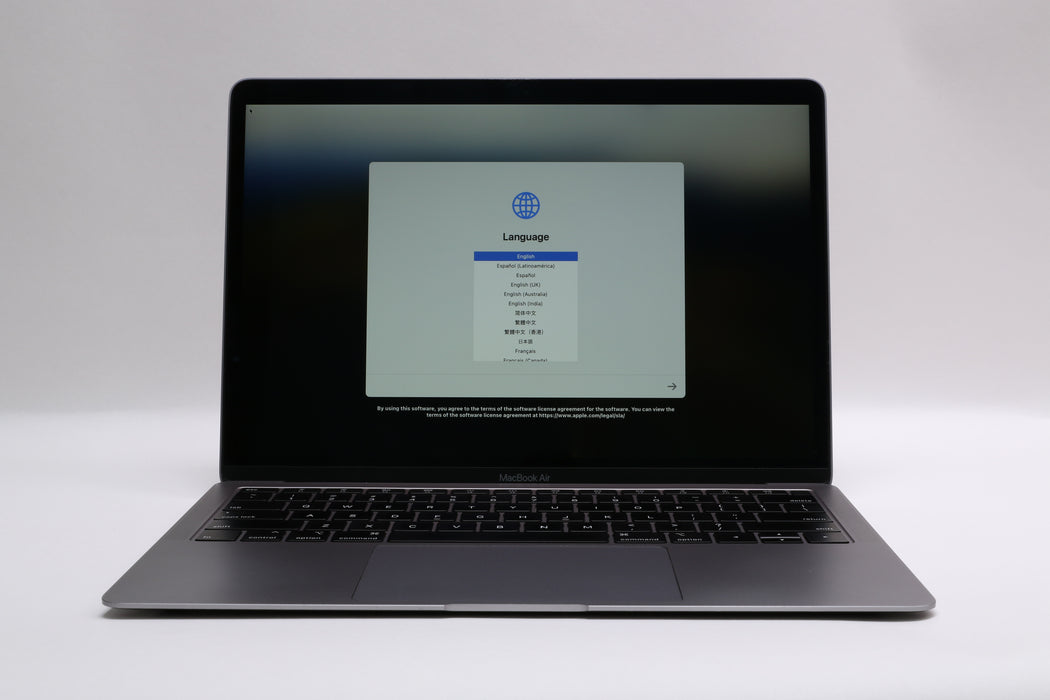 13" 2019, MacBook Air, MRE92LL/A, i5-8210Y, 8GB, 256GB SSD