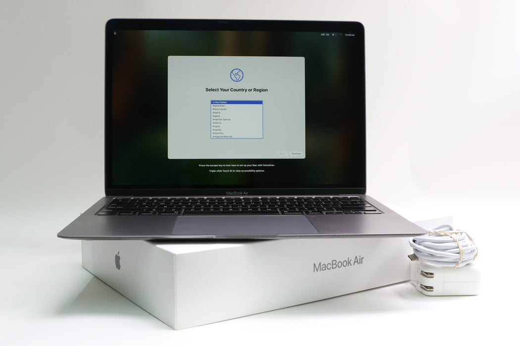 13" 2020, Macbook Air, Z0X8, i7-1060NG7 1.20GHz, 16GB, 2TB SSD