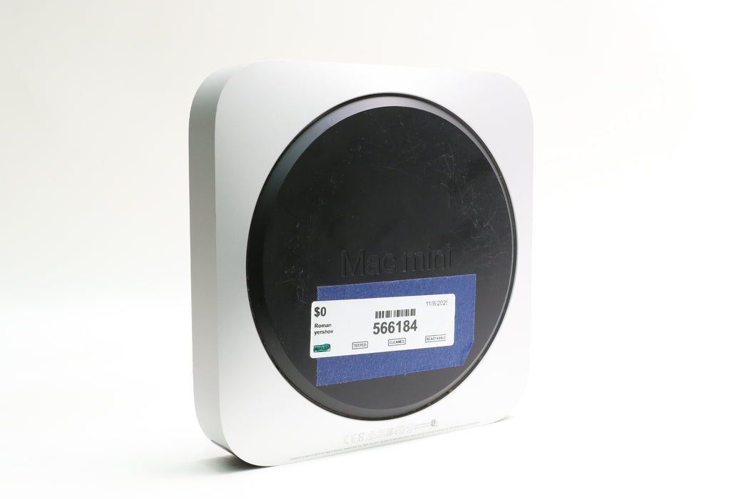 2020, Mac Mini, MGNR3LL/A, Apple M1, 8GB, 256GB SSD, 8C