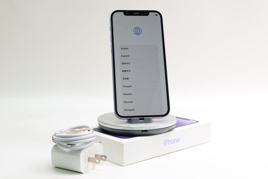 iPhone 12, 64GB, Unlocked, Purple, MJN43LL/A