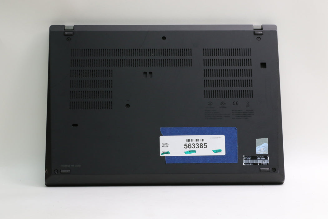 14" Lenovo Thinkpad T14 Gen 2i, i7-1185G7, 48GB, 512GB SSD, Touchscreen