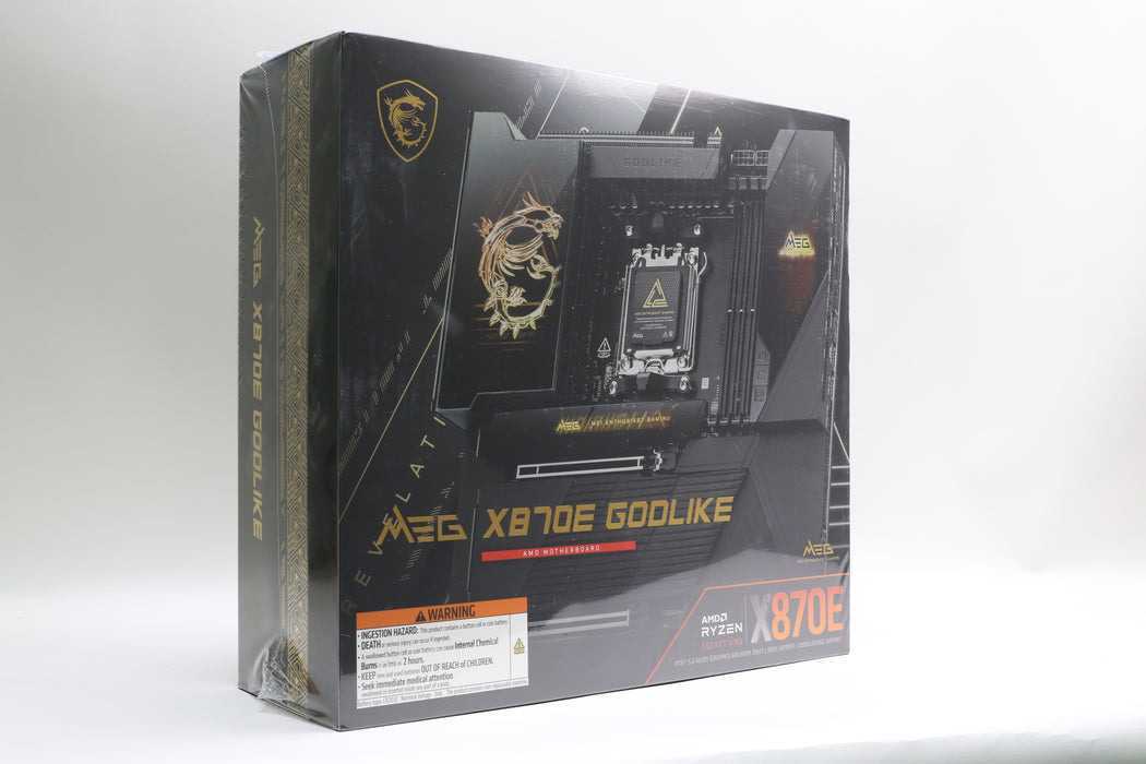 Brand New! MSI MEG X870E GODLIKE AMD Motherboard