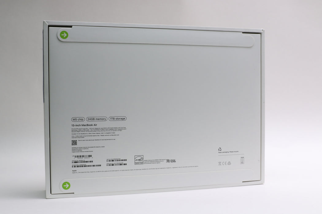 Brand New! 13.6" 2026, MacBook Air, MDH94LL/A, Apple M5, 24GB, 1TB SSD, 10C