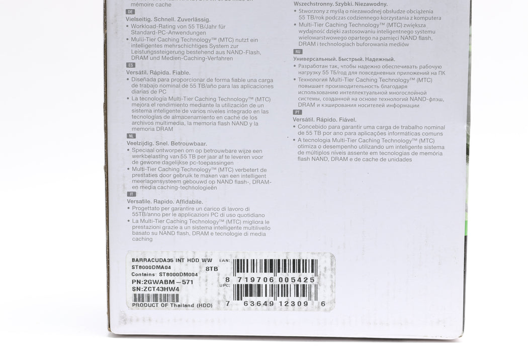 Brand New! Seagate BarraCuda 8TB 3.5" SATA Internal Hard Drive (ST8000DM004) — photo 3 of 4
