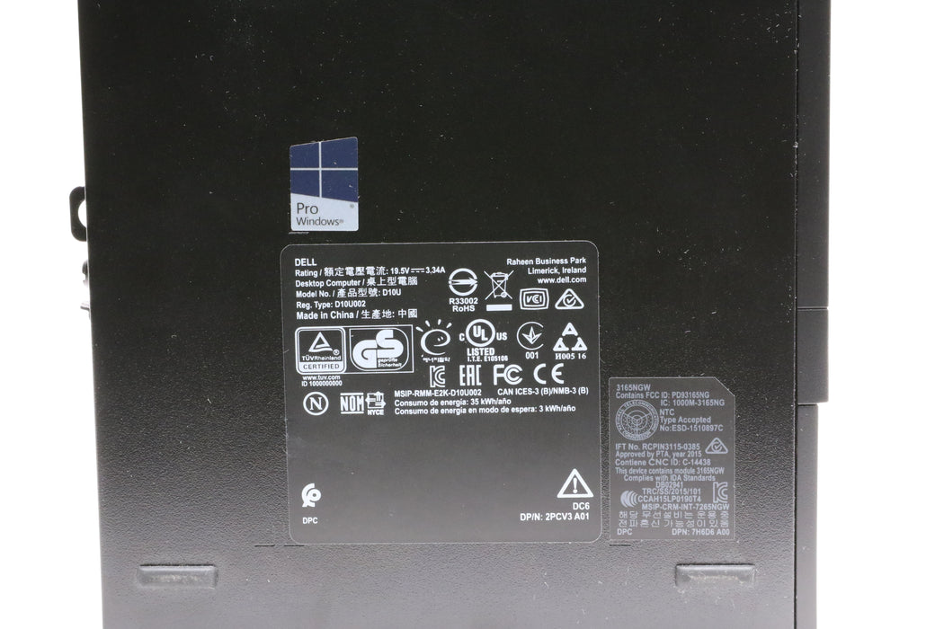 Dell Optiplex 3050 Micro Desktop, i5-7500T, 16GB, 256GB SSD