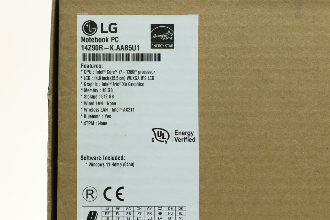 Brand New! LG Gram 14", i7-1360P, 16GB, 512GB SSD, WUXGA!