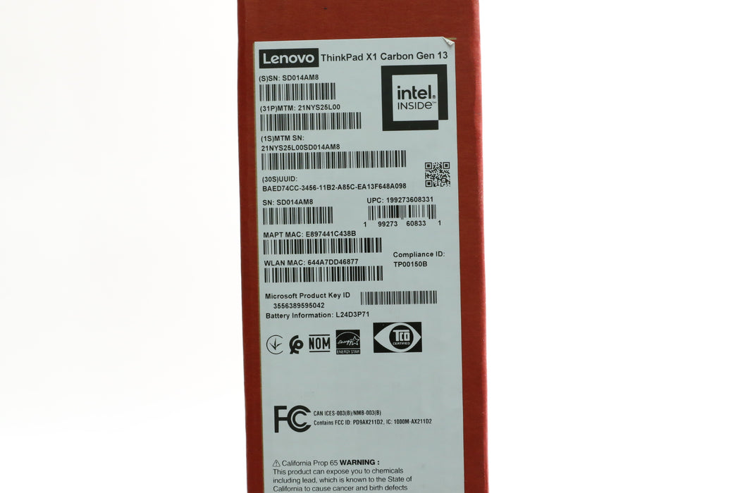 SEALED! Lenovo Thinkpad X1 Carbon Gen 13, Ultra 7 265U vPro, 32GB, 512GB