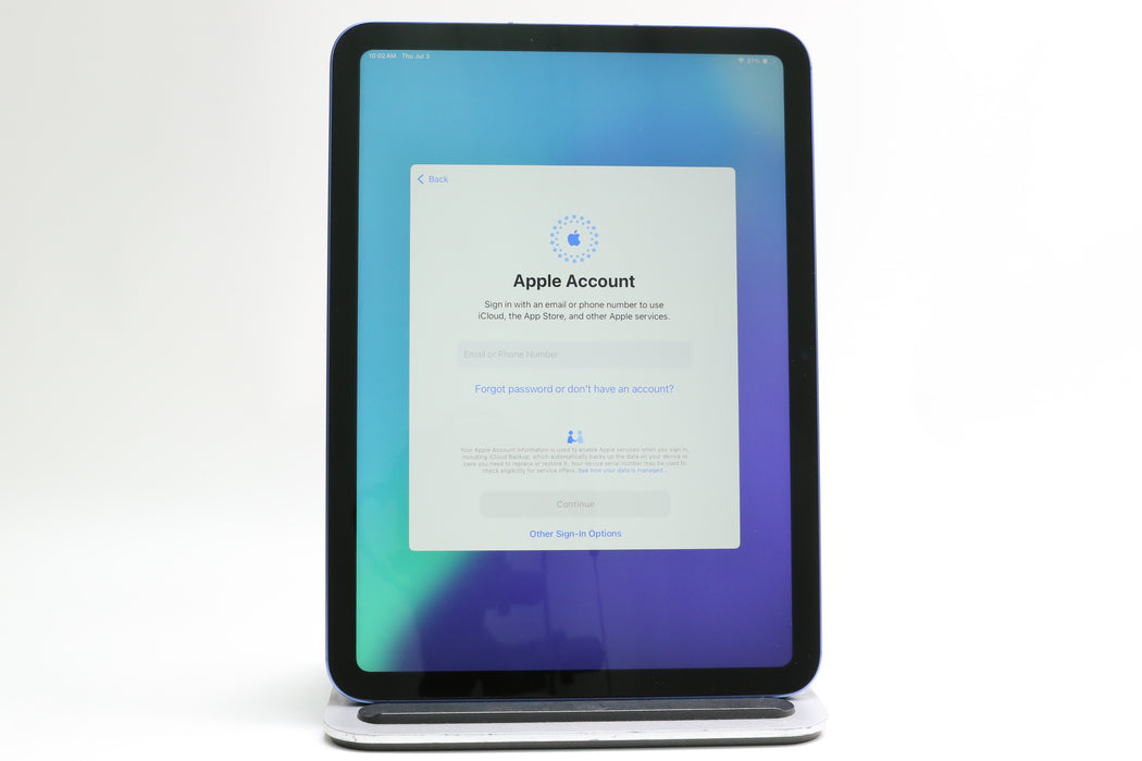 iPad A16, 128GB, Unlocked, Blue, MD7G4LL/A, 11"