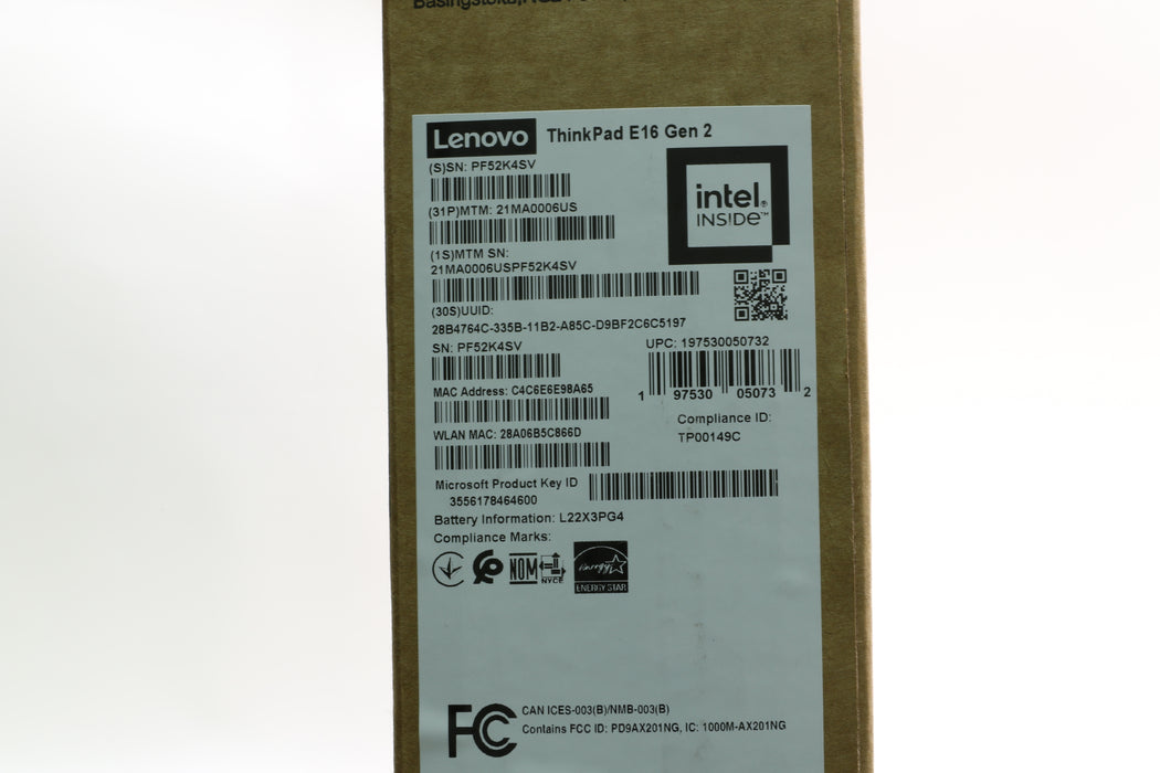 Brand New! 16" Lenovo ThinkPad E16 Gen 2, Ultra 7 155U, 16GB, 512GB SSD