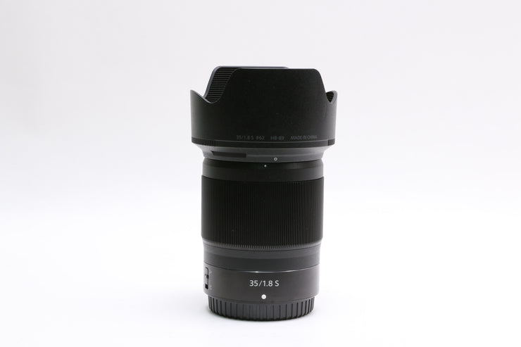 Nikon NIKKOR Z 35mm f/1.8 S Lens w/ UV Filter, Lens Hood!
