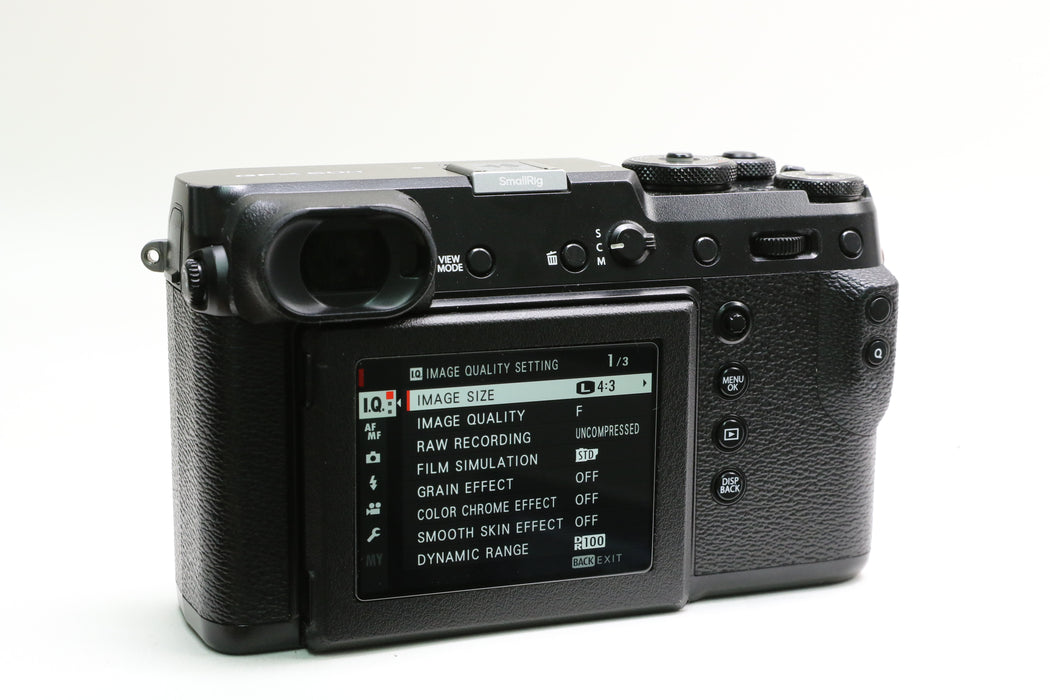 Fujifilm GFX 50R Camera w/ Accessories, Very Low Shutter Count of 3,865!