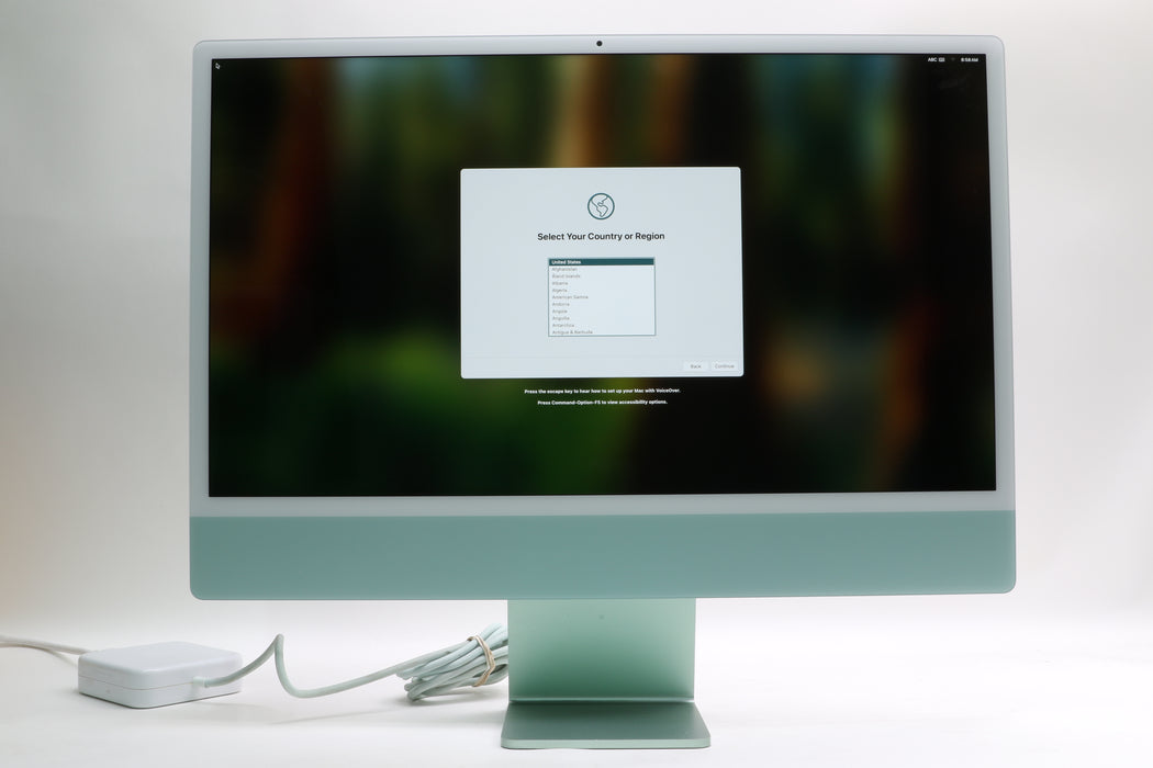 24" 2021, iMac, MJV83LL/A, Apple M1, 8GB, 256GB SSD, 7C