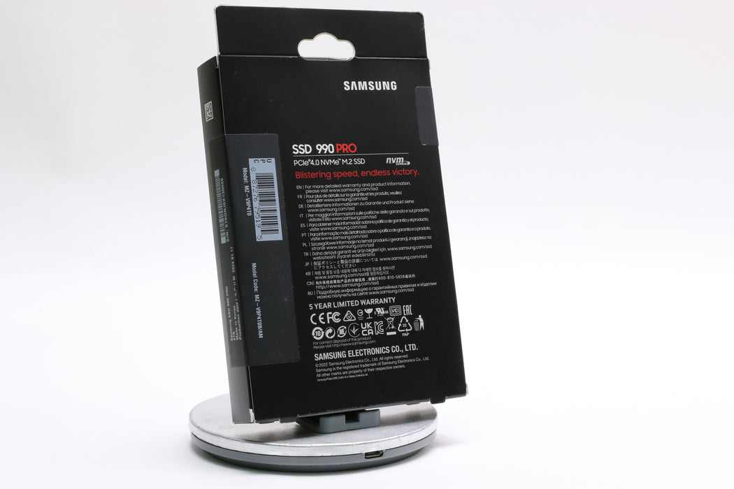 Brand New! Samsung 990 Pro 4TB PCIe 4.0 NVME M.2 SSD (MZ-V9P4T0) — photo 2 of 4