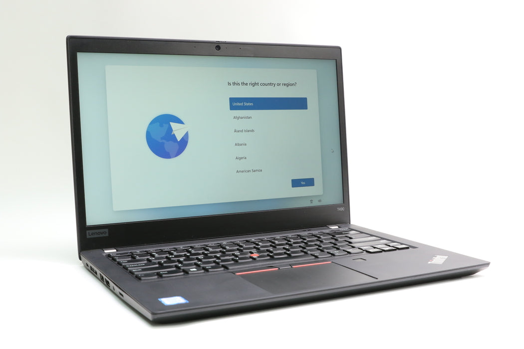 14" Lenovo, ThinkPad T490, i5-8265U 1.60GHz, 8GB, 256GB SSD