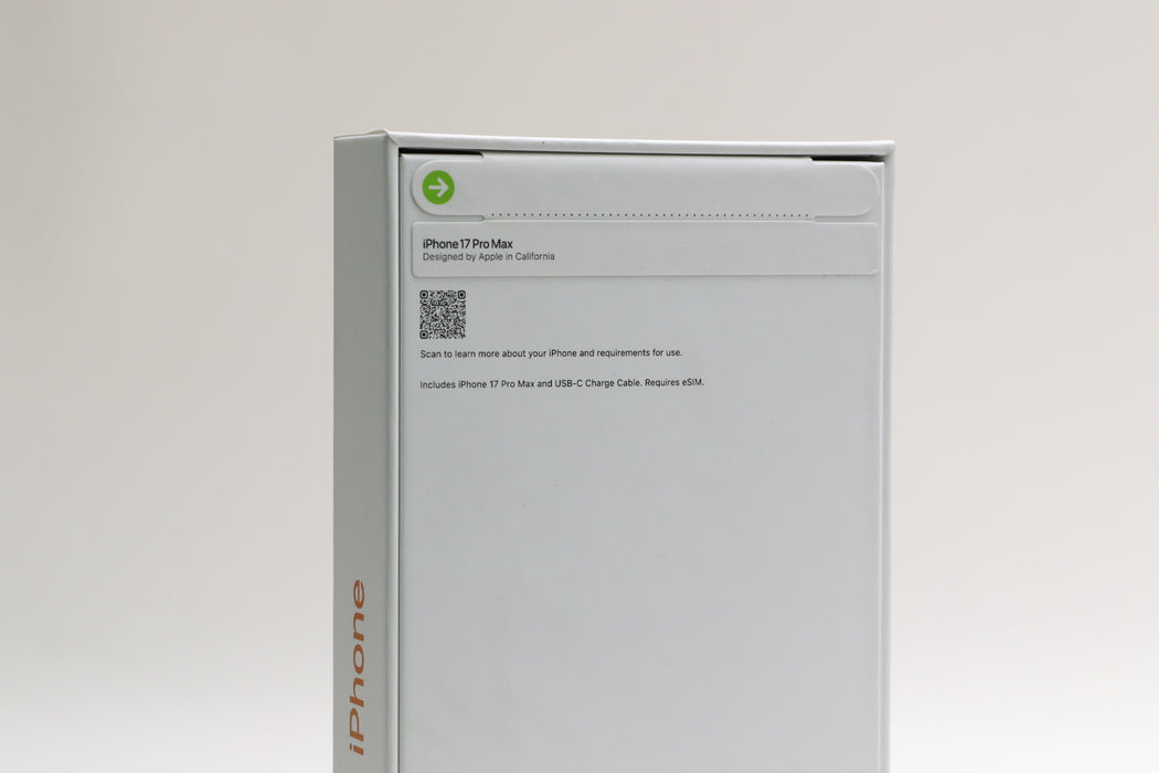 Brand New! iPhone 17 Pro Max, 256GB, Unlocked, Cosmic Orange, MFXH4LL/A