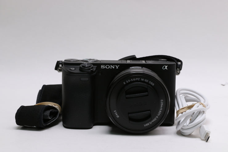 Sony Alpha a6400 24.2MP Mirrorless Camera w/ EP Z 16-50mm f/3.5-5.6 OSS Lens