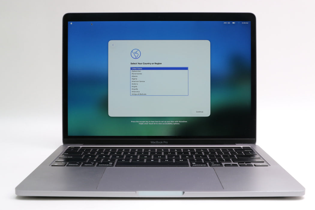 13" 2020, MacBook Pro, BTO, Apple M1, 16GB, 512GB SSD, 8C