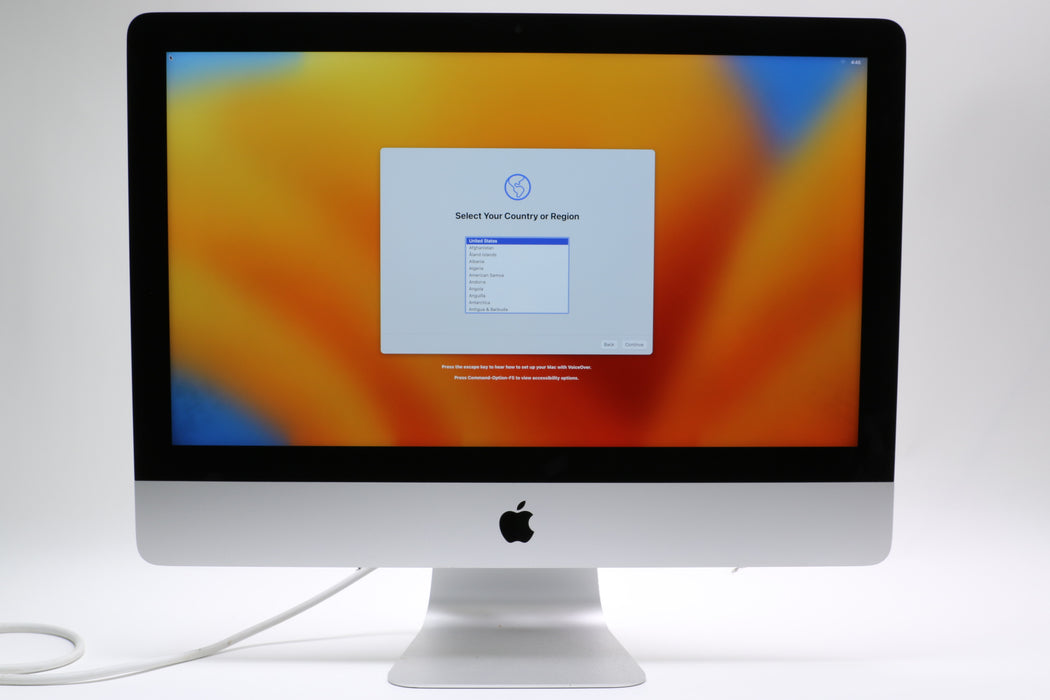 21.5" 2019 iMac 4k, MRT42LL/A, i5-8500 3.00GHz, 8GB, 1TB Fusion Drive, Pro 560X