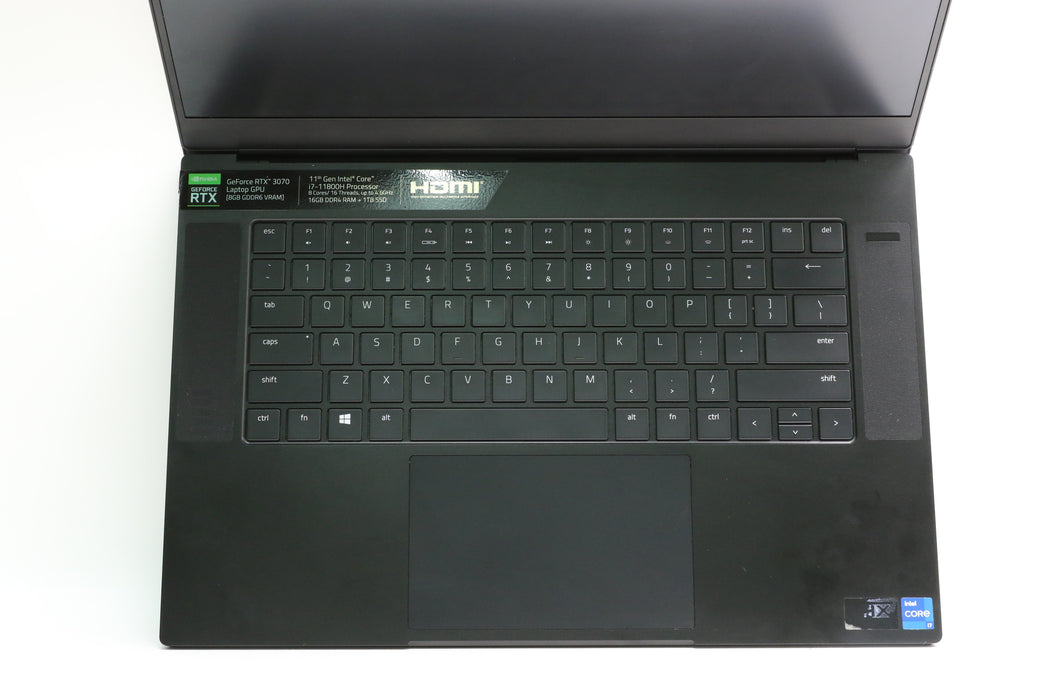100%BATT 15" QHD Razer Blade 15 Advanced, i7-11800H, 40GB, 1TB, RTX 3070