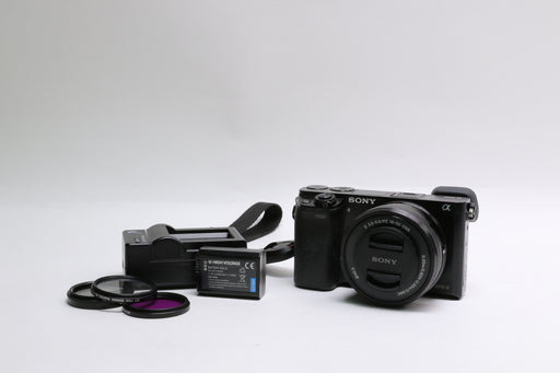 Sony Alpha a6000 24.3MP Camera w/ E PZ 16-50mm f/3.5-5.6 OSS Lens, 16K SC!