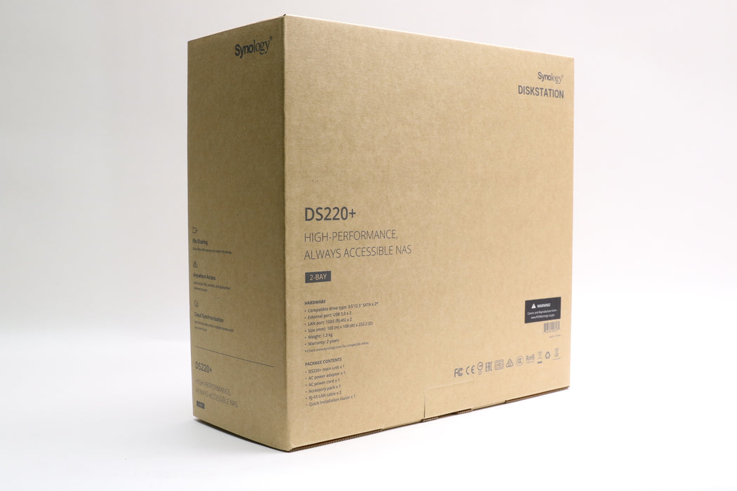 Brand New! Synology DiskStation DS220+ SAN/NAS Storage System