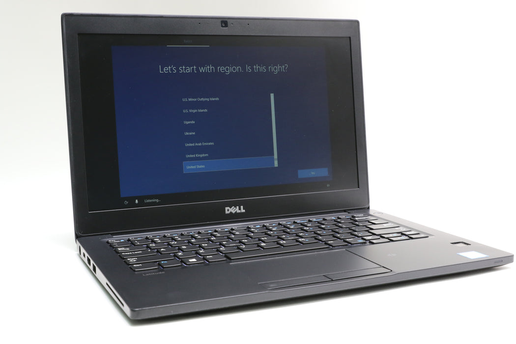 12.5" Dell, Latitude 7280, i7-7600U 2.80GHz, 8GB, 256GB SSD