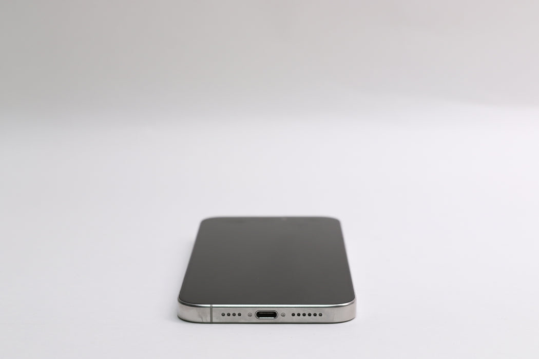 iPhone 15 Pro Max, 1TB, Unlocked, White Titanium, MU6G3LL/A