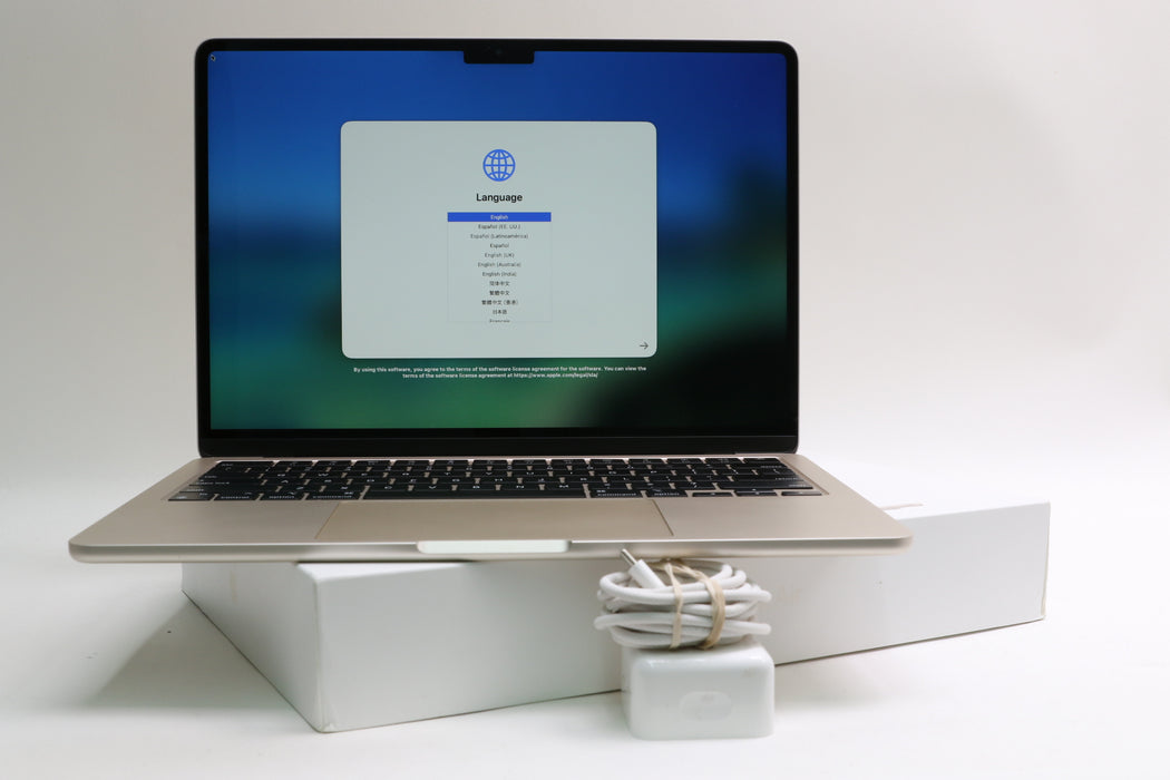 13" 2022, MacBook Air, MLY23LL/A, Apple M2, 8GB, 512GB SSD, 10C, AppleCare+