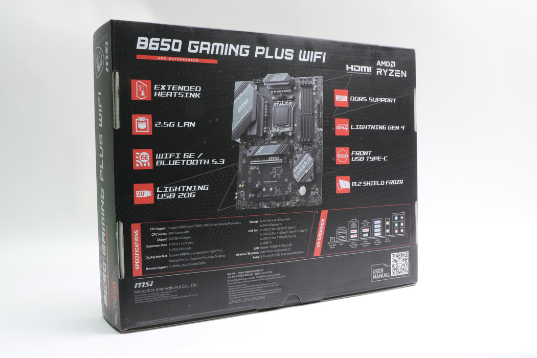 Brand New! MSI B650 Gaming Plus Wifi AM5 Motherboard