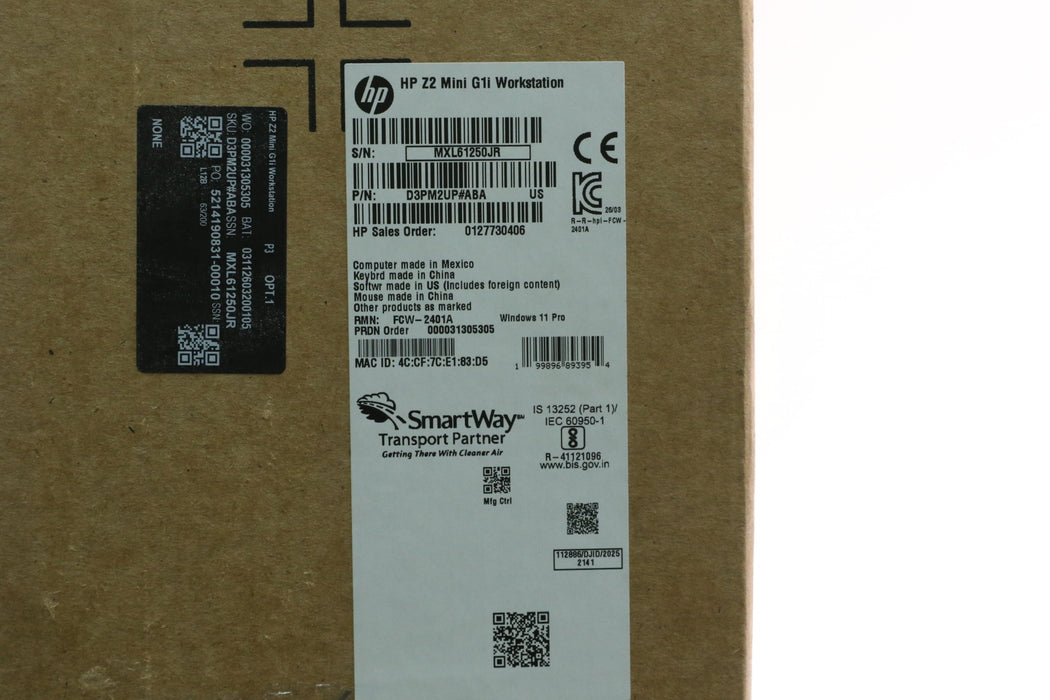 Brand New! HP Z2 Mini G1i Desktop, Ultra 9 285K, 128GB, 1TB RAID, RTX A1000