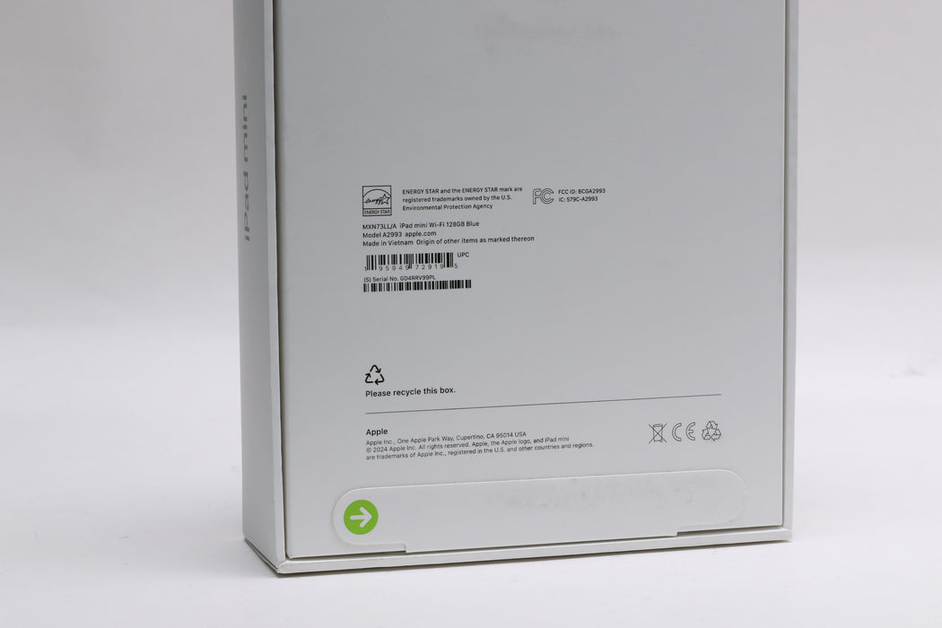 Brand New! 8.3" iPad Mini A17 Pro Wi-Fi, 128GB, Wi-Fi Only, Blue, MXN73LL/A — photo 3 of 3