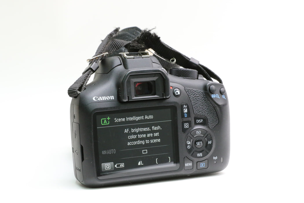 Canon EOS Rebel T6 Camera w/ Canon 75-300mm f/4-5.6 III, 18-55mm f/3.5-5.6 IS II