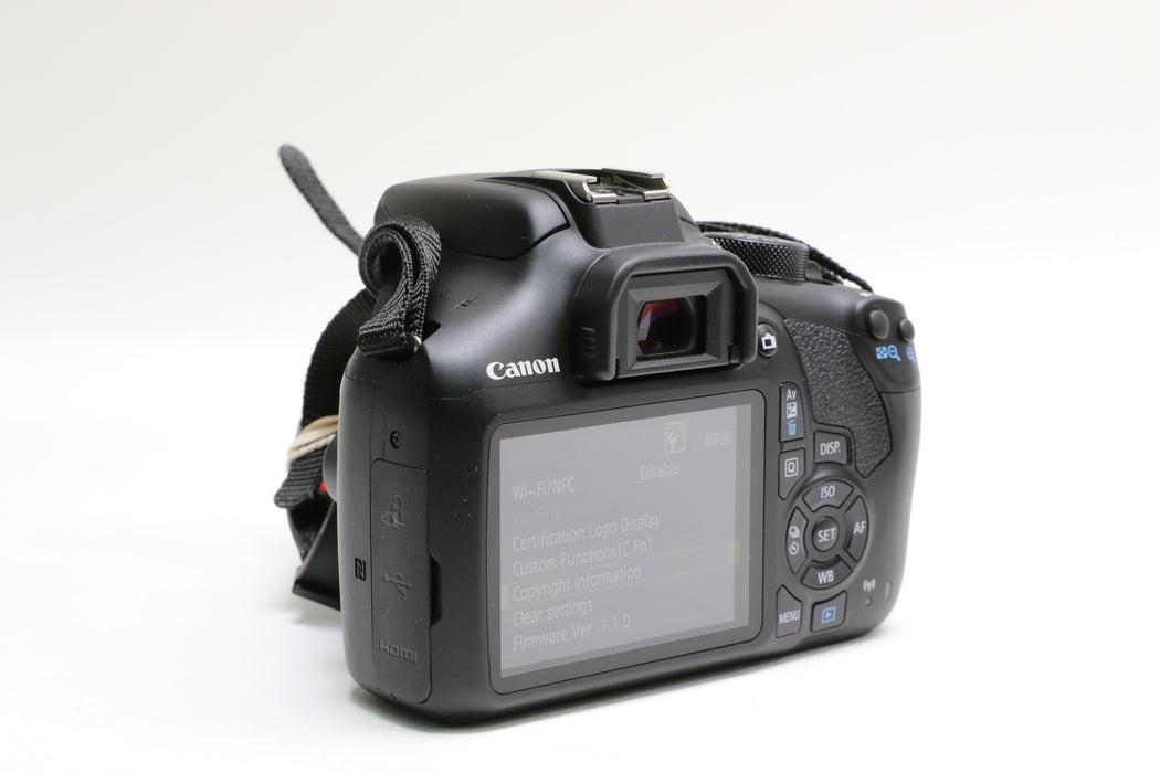 Canon EOS Rebel T6, Canon Zoom Lens EF-S 18-55mm F/3.5-5.6 IS II