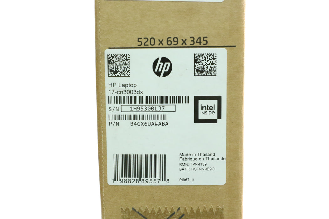 Brand New! 17.3" HP Laptop 17-cn3003dx, i3-N305, 8GB, 256GB SSD