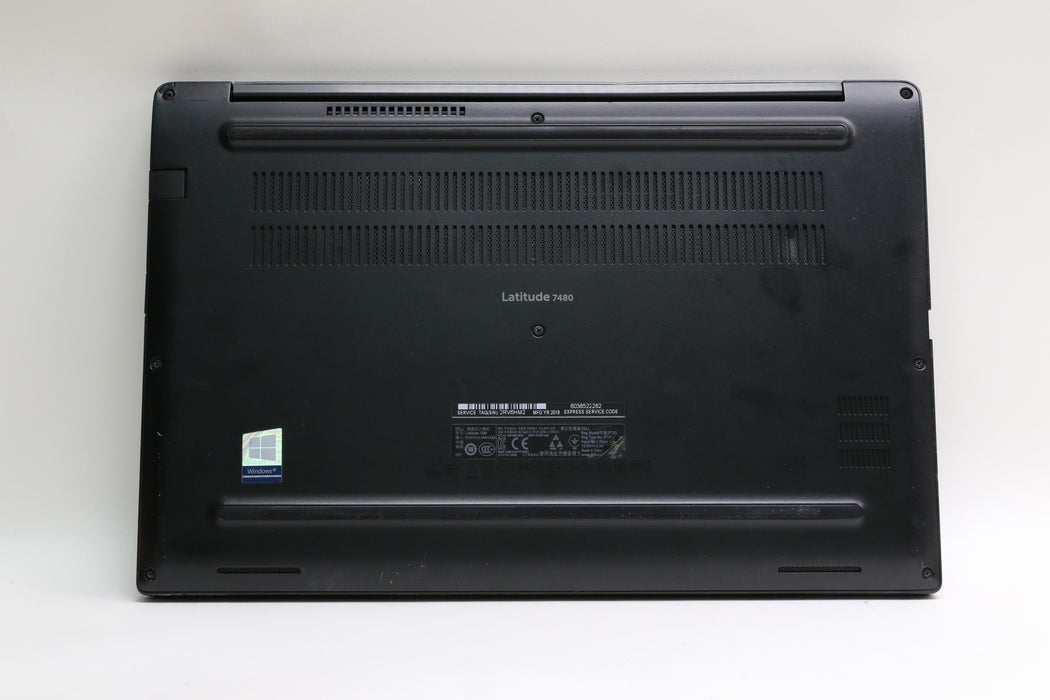 12" Dell Latitude 7480, i5-7200U, 16GB, 256GB SSD, New Battery!