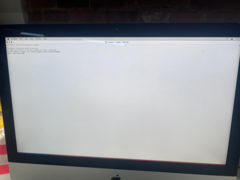 PICKUP ONLY! 21" 2017, iMac, i5-7360U, 8GB, 256GB SSD, FHD